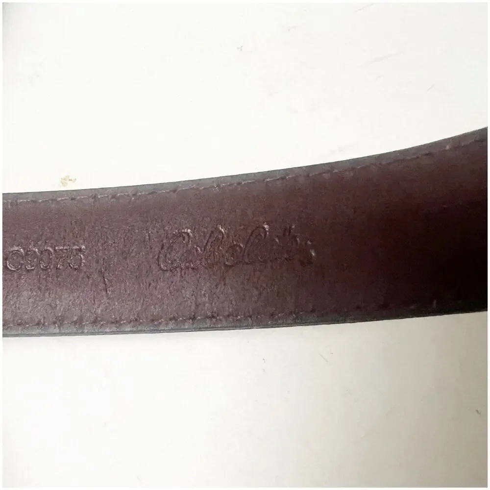 Cabelas Men’s Genuine Leather Belt Fish Design Size 42 Fishing Outdoors